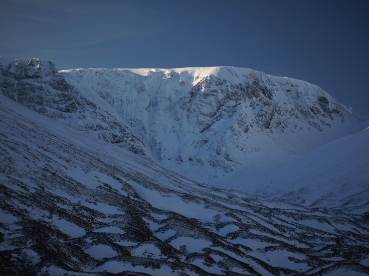 Post Face of Coire Ardair this afternoon.