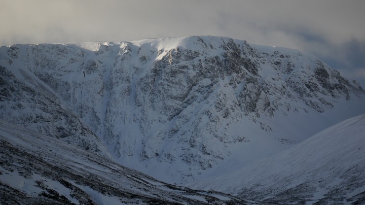 The Post Face of Coire Ardair today.