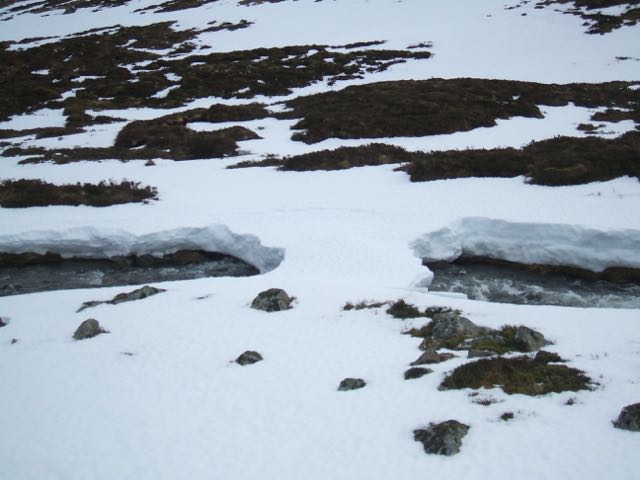 Warm weather also makes snow bridges prone to collapse.