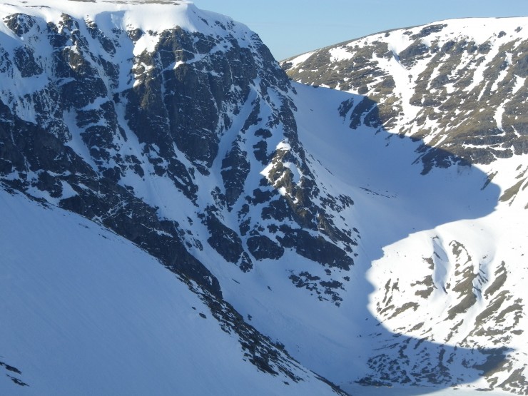 Slopes down from The Window of the Inner Coire