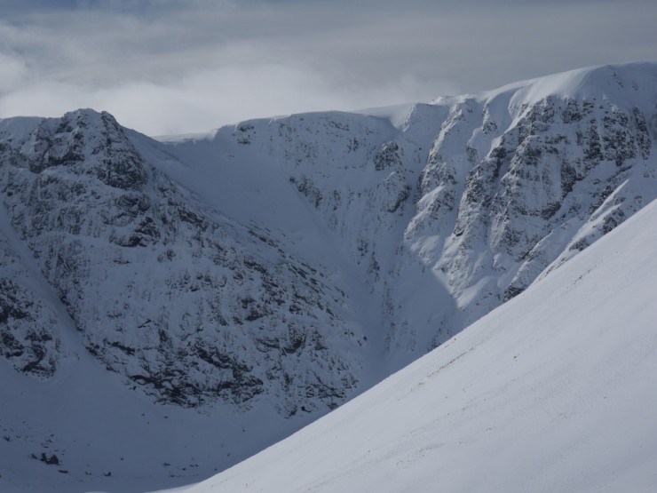 The Post Face and Pinnacle Buttress today.