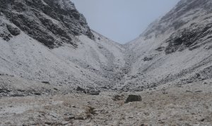 Turbulent westerlies and snow showers.