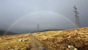 Upper Spey towards Corrie Yairack