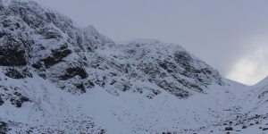 The business end of Coire Ardair