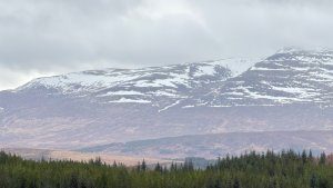 Cloudy with diminishing snowpack