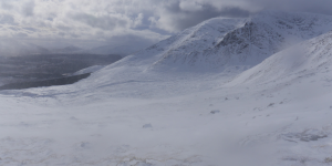 Hostile mountain conditions.